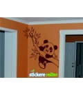 Ursuletul Panda - sticker decorativ perete