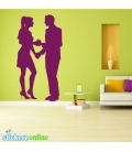 Cuplu romantic 2 - stickere perete
