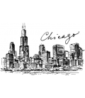 Citysimbols Chicago - decoratiune perete